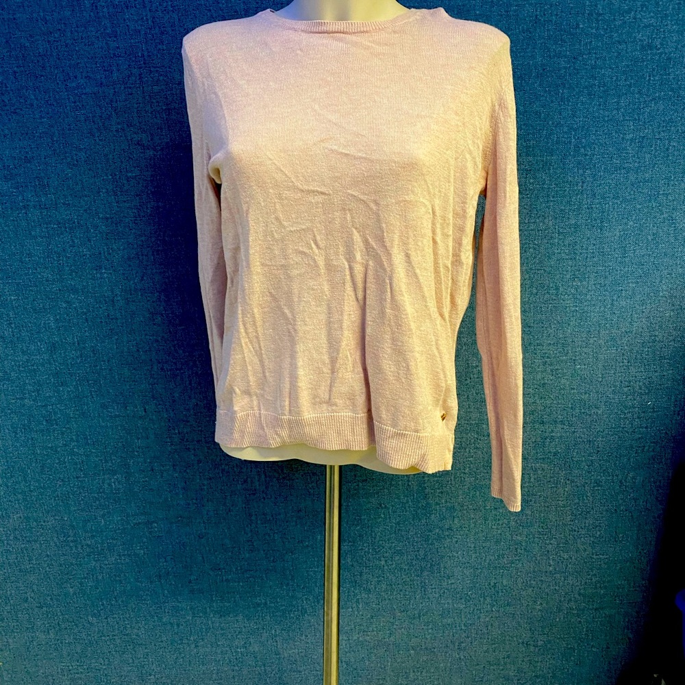 Light pink thin sweater material